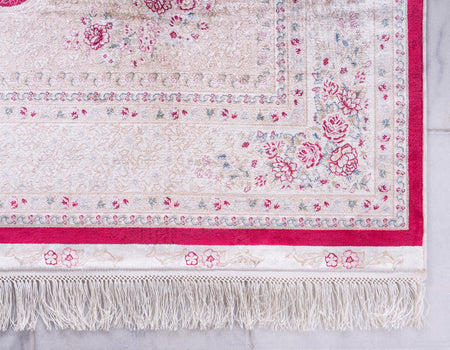 Persian Silk Elegance Collection Area Rug -  Kashan