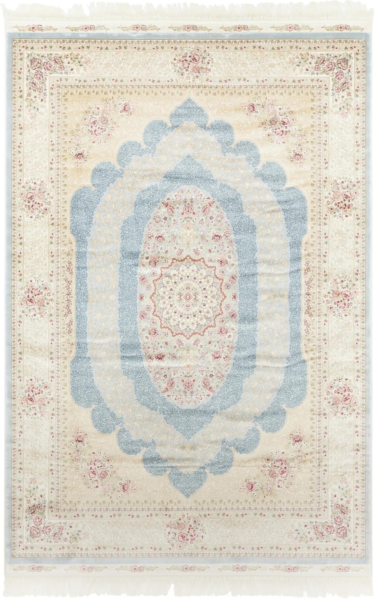 Persian Silk Elegance Collection Area Rug -  Kashan