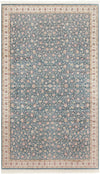 Persian Silk Elegance Collection Area Rug -  Shiraz Rectangular Blue  lifestyle 10