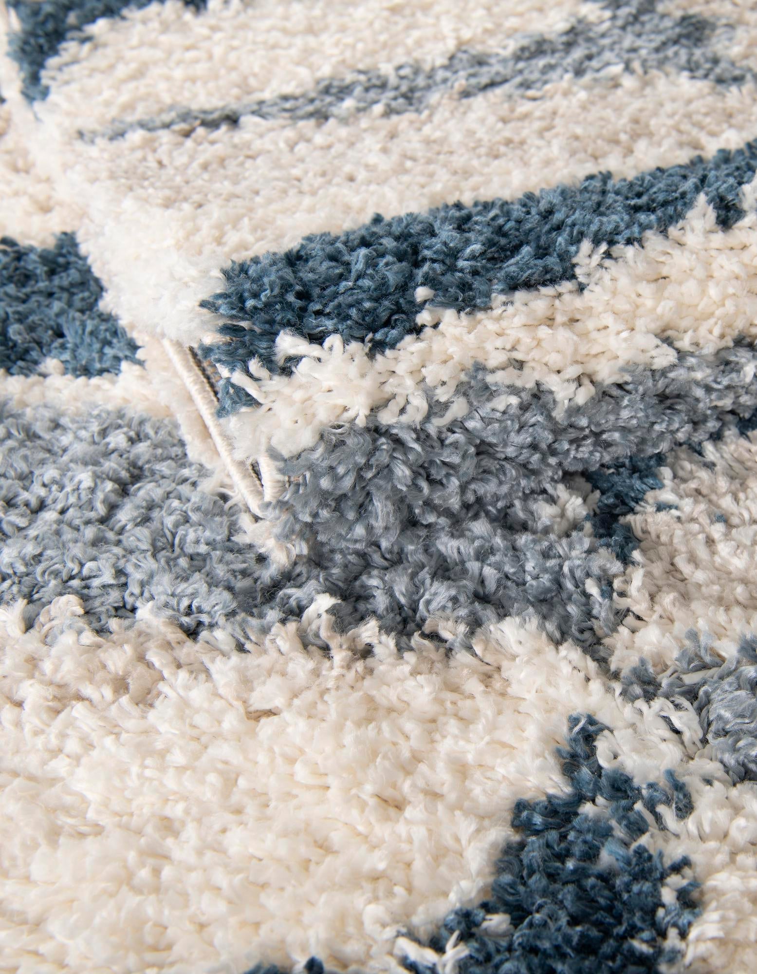 Cozy Cove Shag Collection Area Rug -  Tidewater