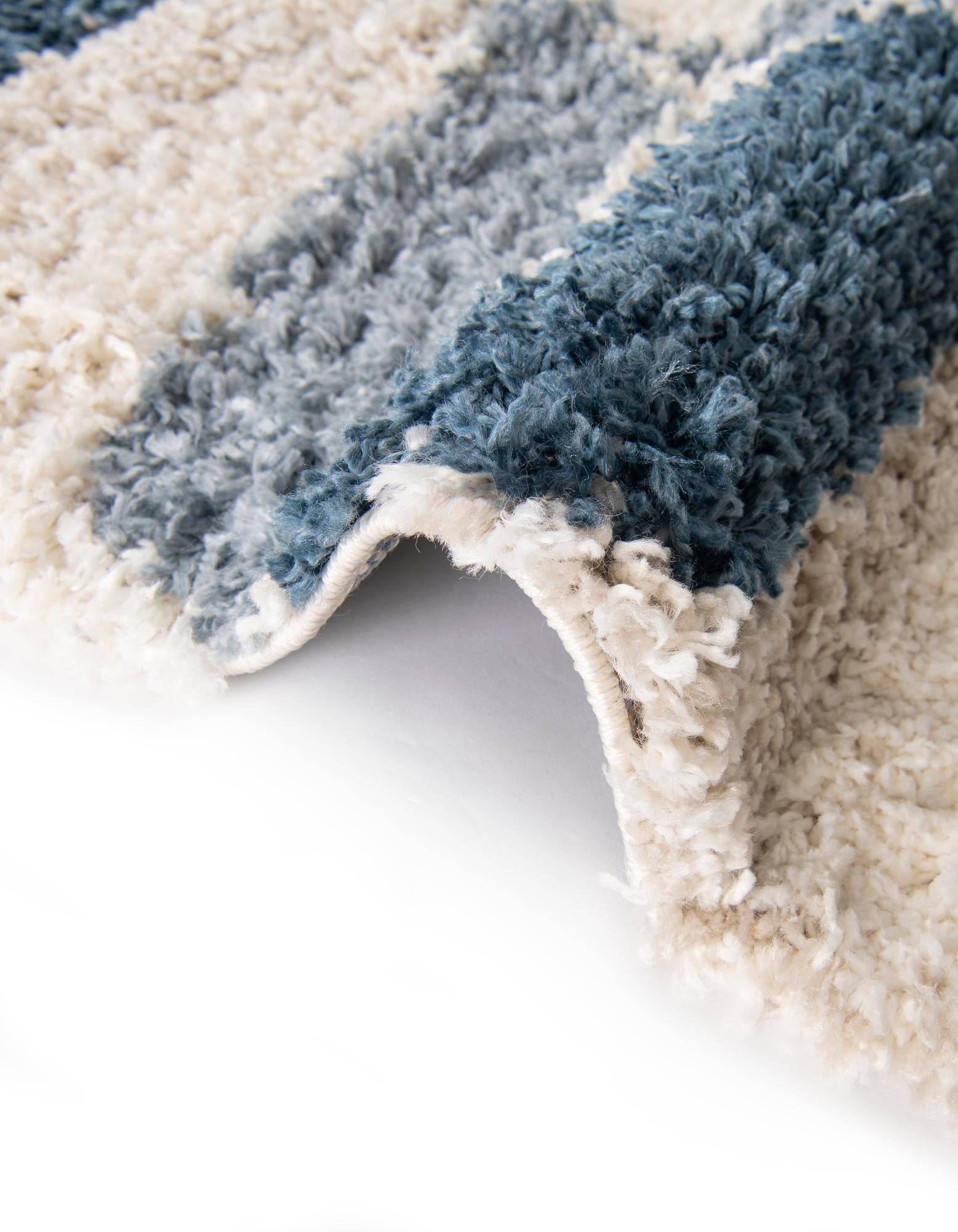 Cozy Cove Shag Collection Area Rug -  Tidewater