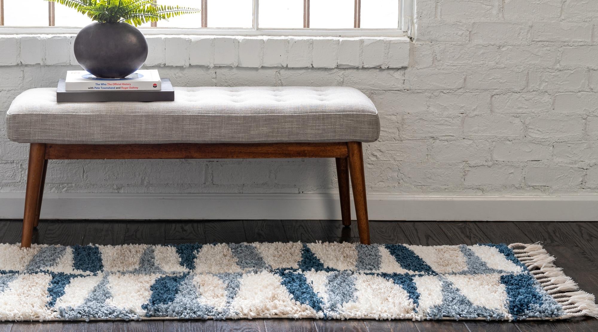 Cozy Cove Shag Collection Area Rug -  Tidewater