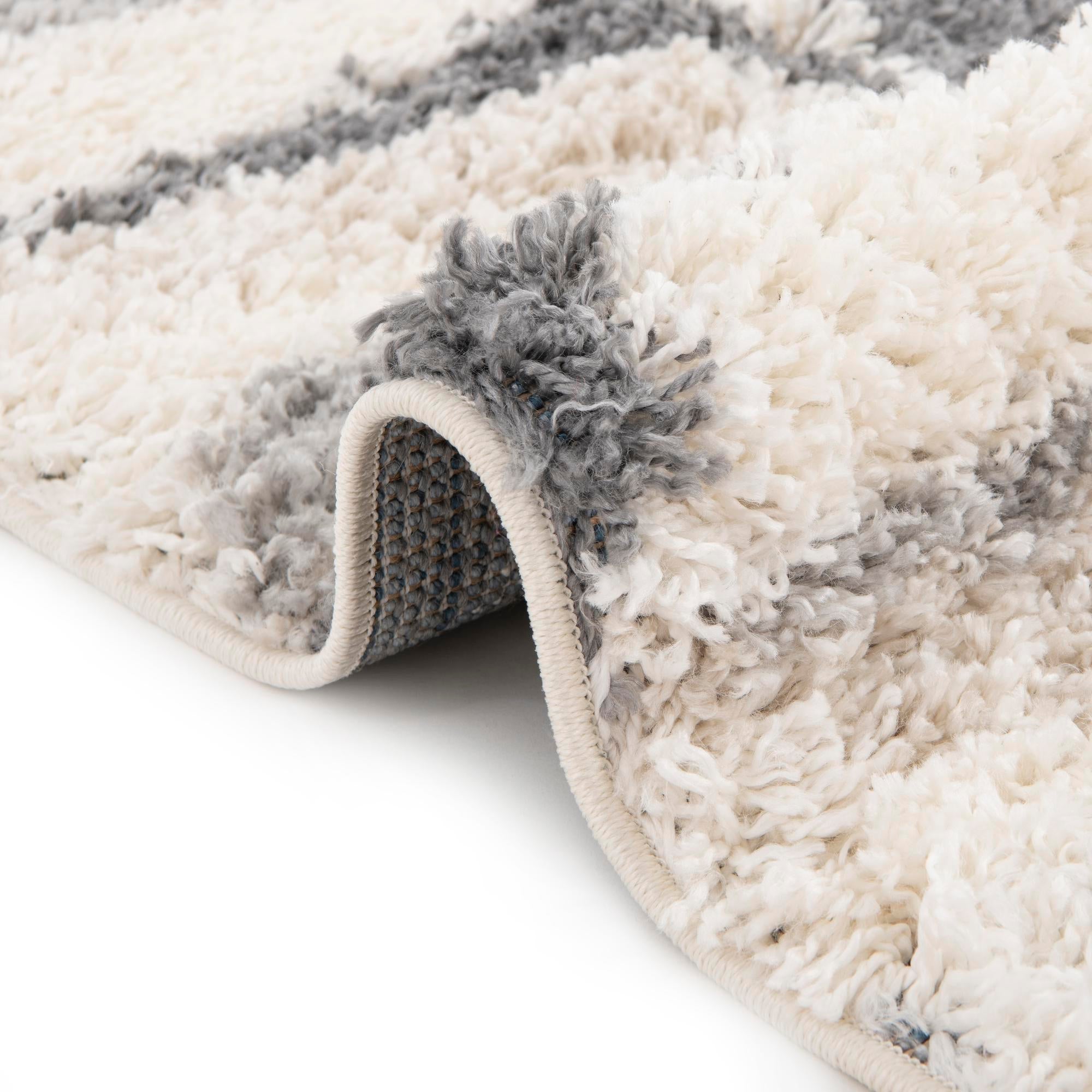 Cozy Cove Shag Collection Area Rug -  Tidewater