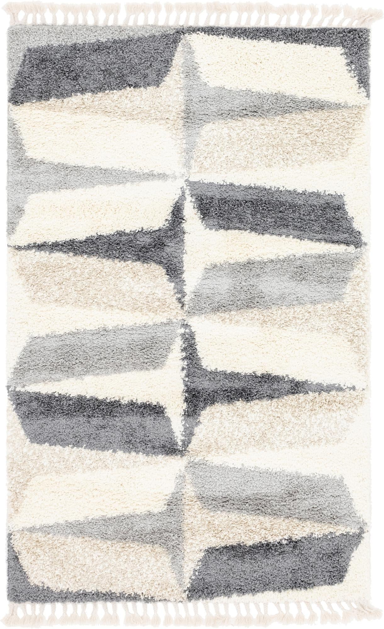 Cozy Cove Shag Collection Area Rug -  Tidewater