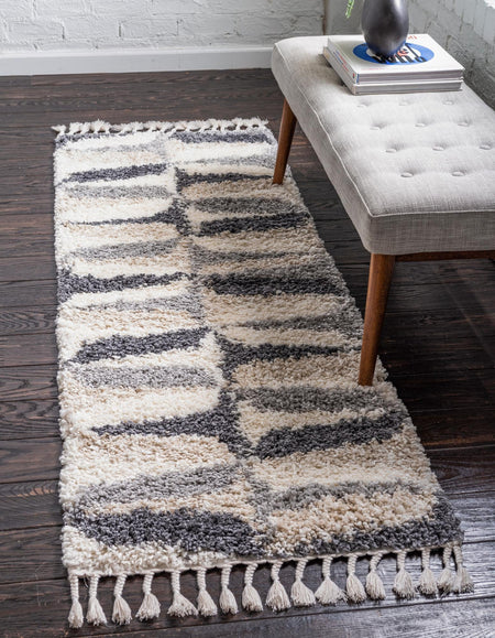 Cozy Cove Shag Collection Area Rug -  Tidewater