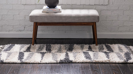 Cozy Cove Shag Collection Area Rug -  Tidewater