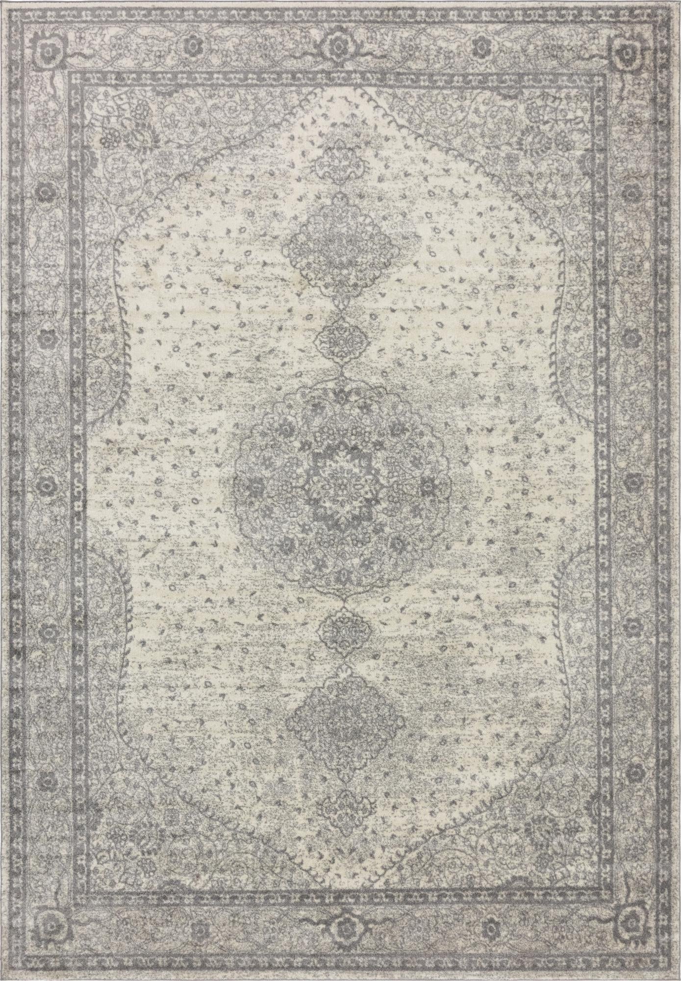 Dover Terrace Collection Area Rug - Marina (Gray)