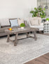 Dover Terrace Collection Area Rug - Marina (Gray)