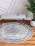 Dover Terrace Collection Area Rug - Marina (Gray)