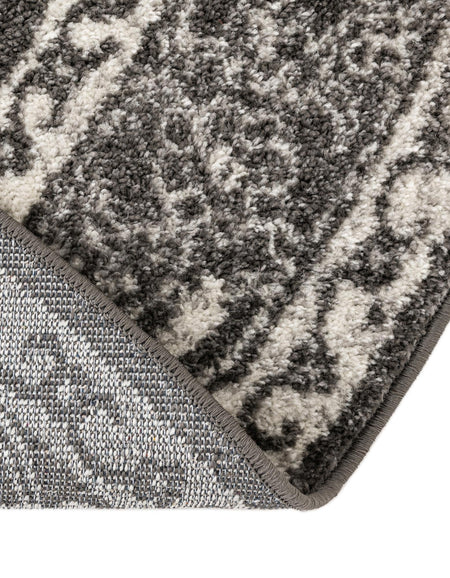 Dover Terrace Collection Area Rug - Marina (Dark Gray)