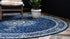 Dover Terrace Collection Area Rug - Marina (Navy Blue)