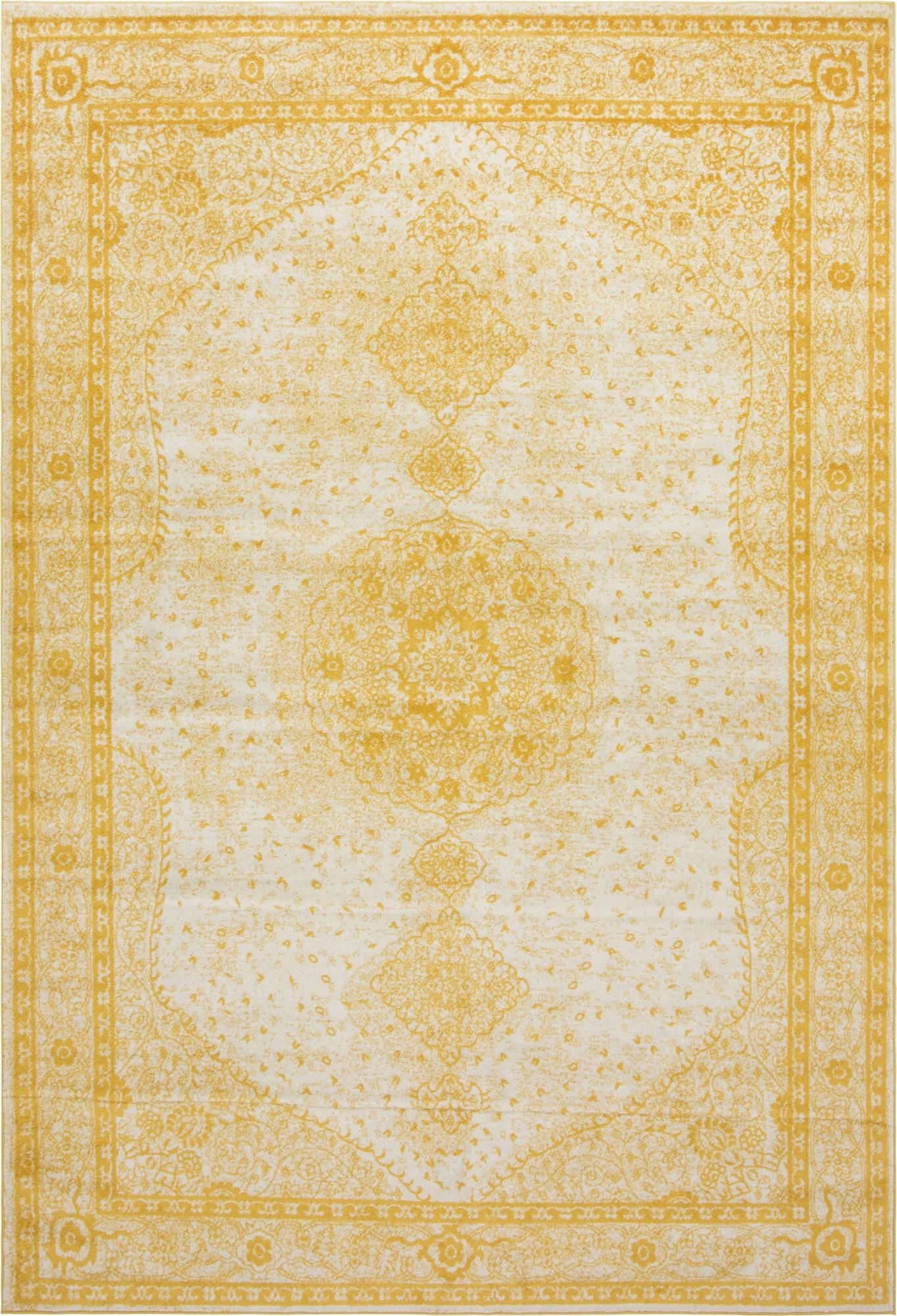 Dover Terrace Collection Area Rug - Marina (Yellow)