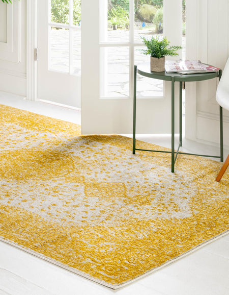 Dover Terrace Collection Area Rug - Marina (Yellow)