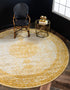 Dover Terrace Collection Area Rug - Marina (Yellow)