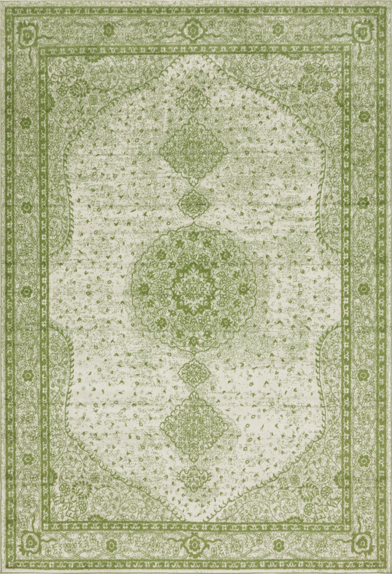 Dover Terrace Collection Area Rug - Marina (Green)