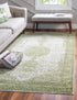 Dover Terrace Collection Area Rug - Marina (Green)