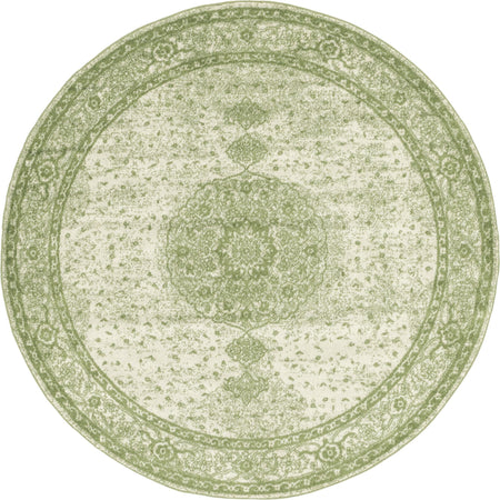 Dover Terrace Collection Area Rug - Marina (Green)