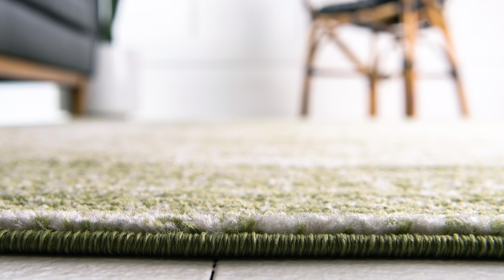 Dover Terrace Collection Area Rug - Marina (Green)