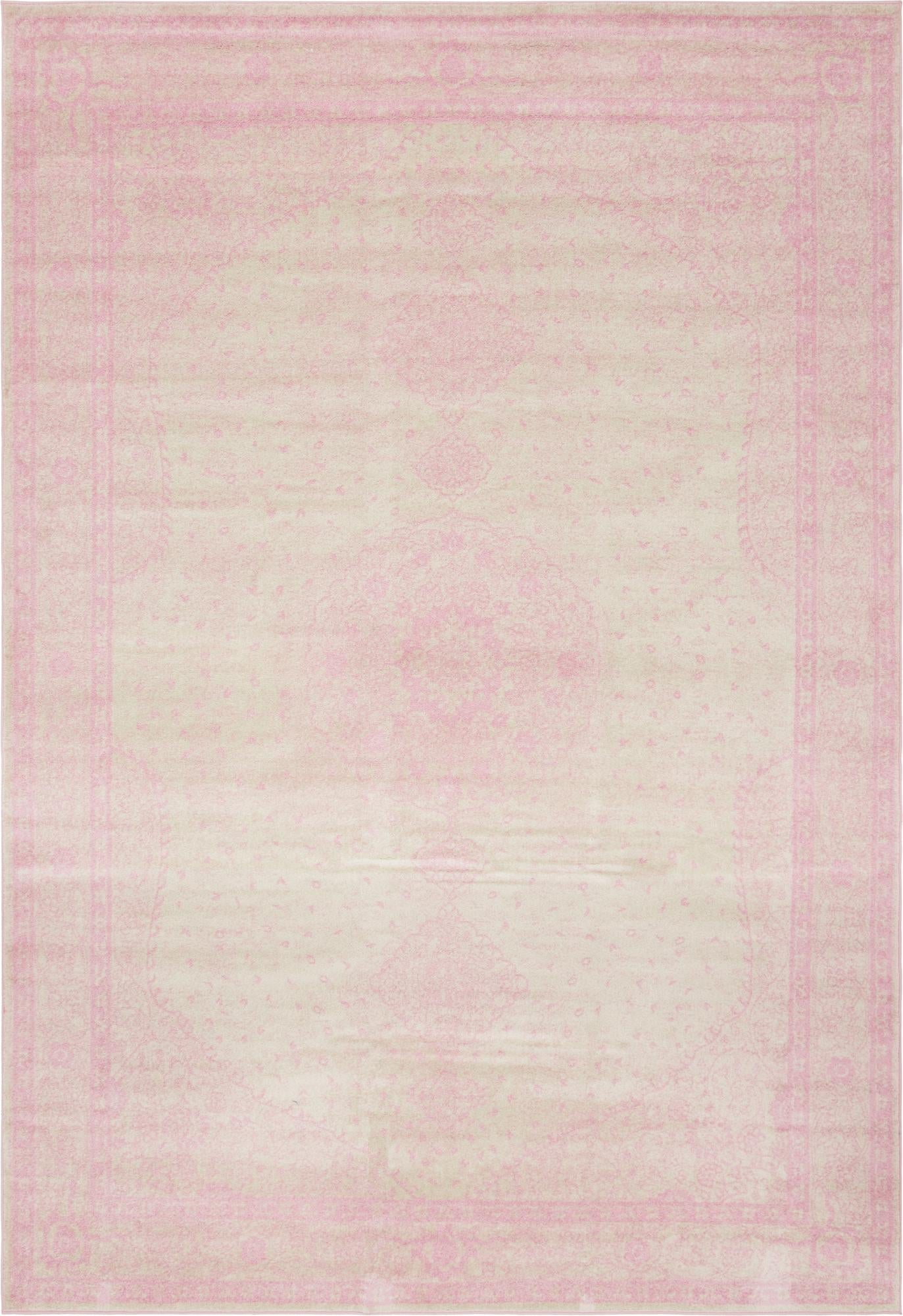 Dover Terrace Collection Area Rug - Marina (Pink)