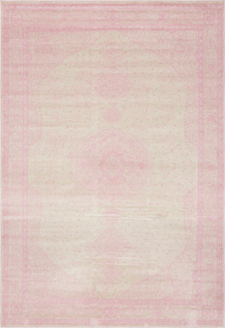 Dover Terrace Collection Area Rug - Marina (Pink)