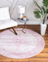 Dover Terrace Collection Area Rug - Marina (Pink)