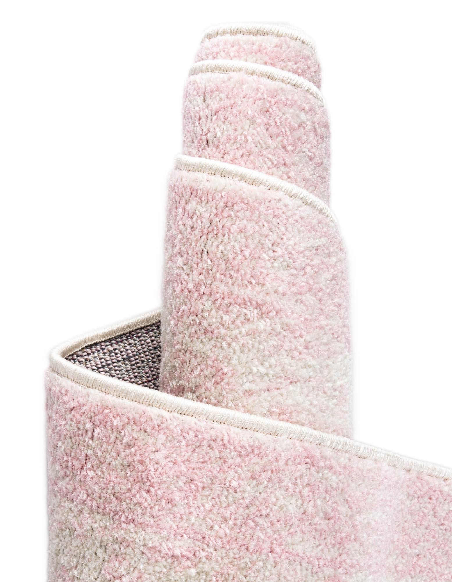 Dover Terrace Collection Area Rug - Marina (Pink)