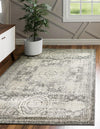 Dover Terrace Collection Area Rug -  Lagoon (Ivory) Rectangle Ivory  lifestyle 0