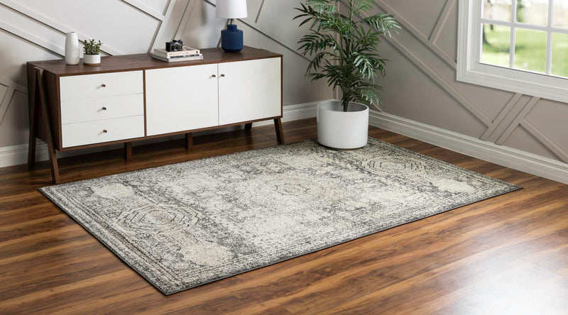 Dover Terrace Collection Area Rug -  Lagoon (Ivory) Rectangle Ivory  lifestyle 1