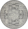 Dover Terrace Collection Area Rug -  Lagoon (Ivory) Round Ivory Main