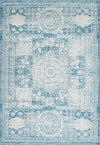 Dover Terrace Collection Area Rug -  Lagoon (Turquoise) Rectangle Turquoise Main