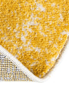 Dover Terrace Collection Area Rug -  Lagoon (Yellow) Round Yellow  lifestyle 25