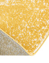 Dover Terrace Collection Area Rug -  Lagoon (Yellow) Round Yellow  lifestyle 38