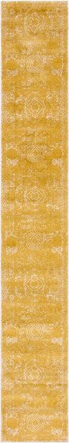 Dover Terrace Collection Area Rug -  Lagoon (Yellow) Runner Yellow Main