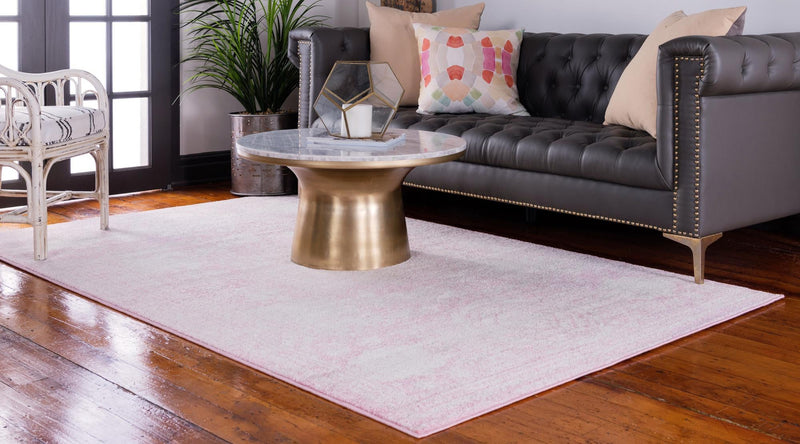 Dover Terrace Collection Area Rug -  Lagoon (Pink) Rectangle Pink  lifestyle 2