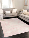 Dover Terrace Collection Area Rug -  Lagoon (Pink) Rectangle Pink  lifestyle 5