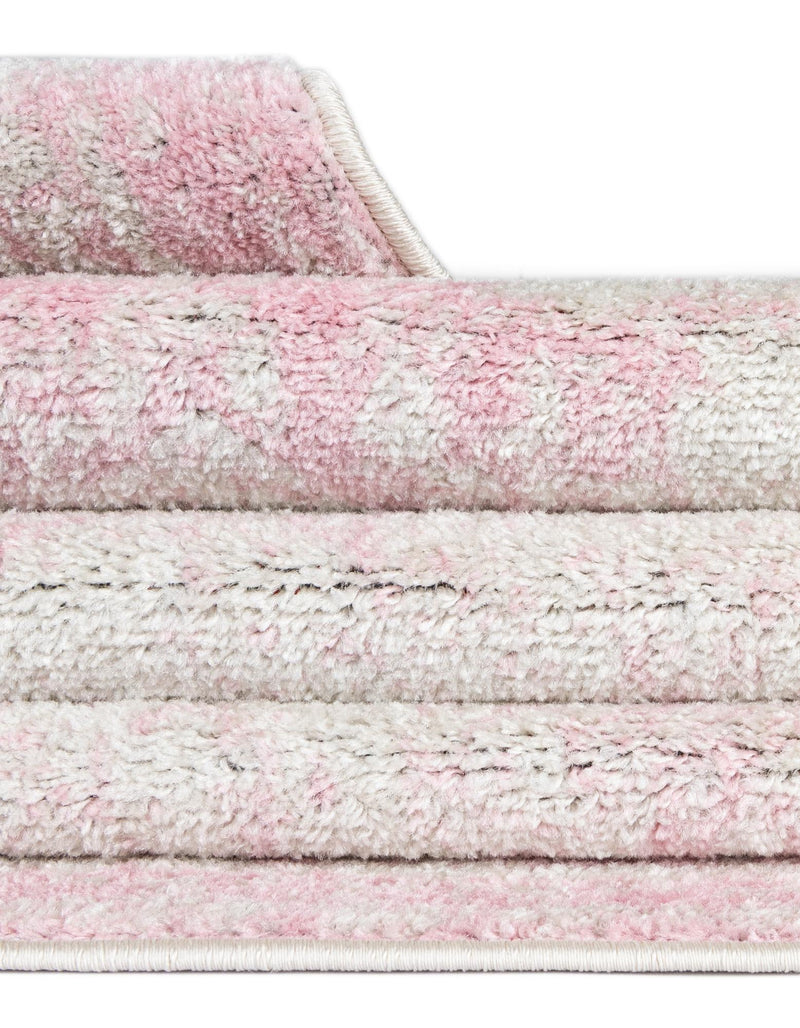 Dover Terrace Collection Area Rug -  Lagoon (Pink) Runner Pink  lifestyle 21