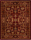 Coastal Haven Collection Area Rug - Seabreeze Rectangle Burgundy Main