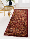 Coastal Haven Collection Area Rug - Seabreeze Runner Burgundy  lifestyle 55