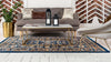 Coastal Haven Collection Area Rug - Seabreeze Rectangle Navy Blue  lifestyle 11