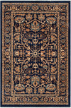 Coastal Haven Collection Area Rug - Seabreeze Rectangle Navy Blue  lifestyle 2