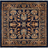 Coastal Haven Collection Area Rug - Seabreeze Square Navy Blue  lifestyle 31