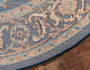 Coastal Haven Collection Area Rug - Seabreeze Round Navy Blue  lifestyle 104