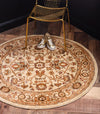 Coastal Haven Collection Area Rug - Seabreeze Round Cream  lifestyle 39