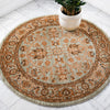 Coastal Haven Collection Area Rug - Seabreeze Round Light Green  lifestyle 59