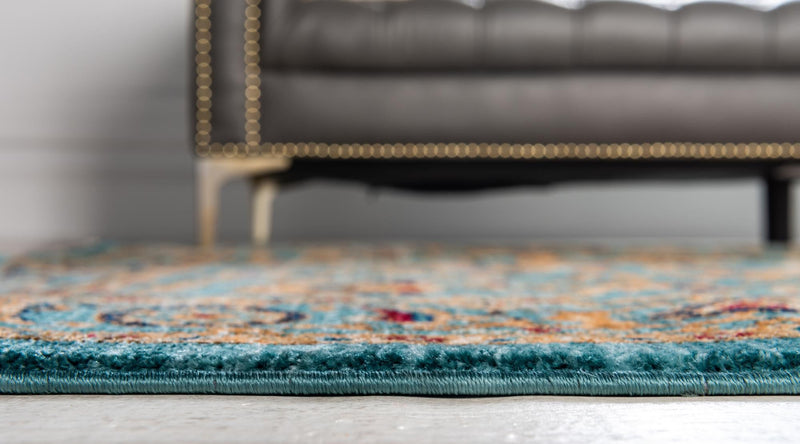 Coastal Haven Collection Area Rug - Seabreeze Rectangle Turquoise  lifestyle 22