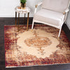 Coastal Haven Collection Area Rug -  Dunescape Square Red  lifestyle 56