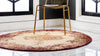 Coastal Haven Collection Area Rug -  Dunescape Round Red  lifestyle 50