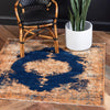 Coastal Haven Collection Area Rug -  Dunescape Square Navy Blue  lifestyle 41