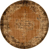 Coastal Haven Collection Area Rug -  Dunescape Round Light Brown  lifestyle 29