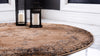 Coastal Haven Collection Area Rug -  Dunescape Round Light Brown  lifestyle 48